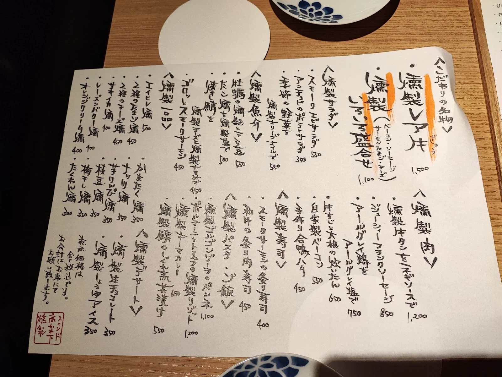 Kunseikokashitasutando Menu photo 9